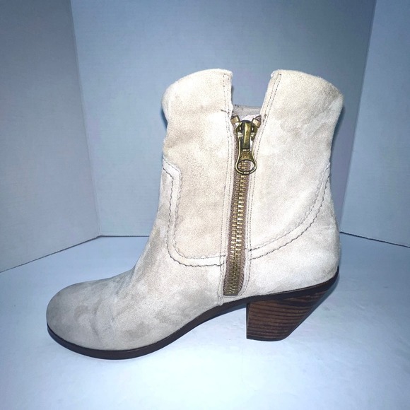 Sam Edelman Women's Suede Leather Louie Fringe Ankle Bootie Boots Size 8.5  NWT - Picture 10 of 15